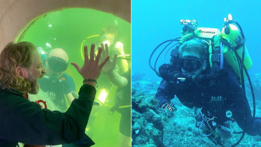 Profesorul scafandru Joseph Dituri a stabilit un nou record de zile petrecute sub apă