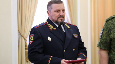 igor kornet ministru interne in lugansk, cu uniforma