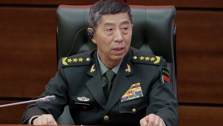 Chinese Defence Minister Li Shangfu in uniform