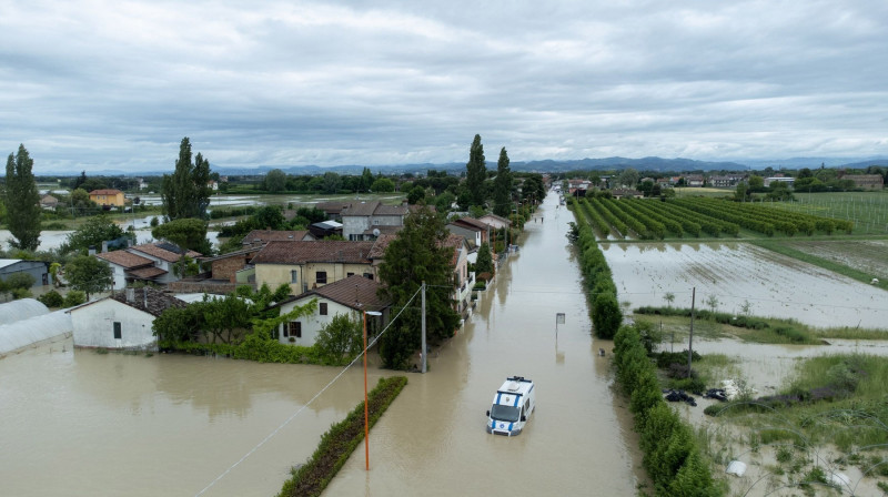 Damage after the flood in Cesena, Italy - 17 May 2023