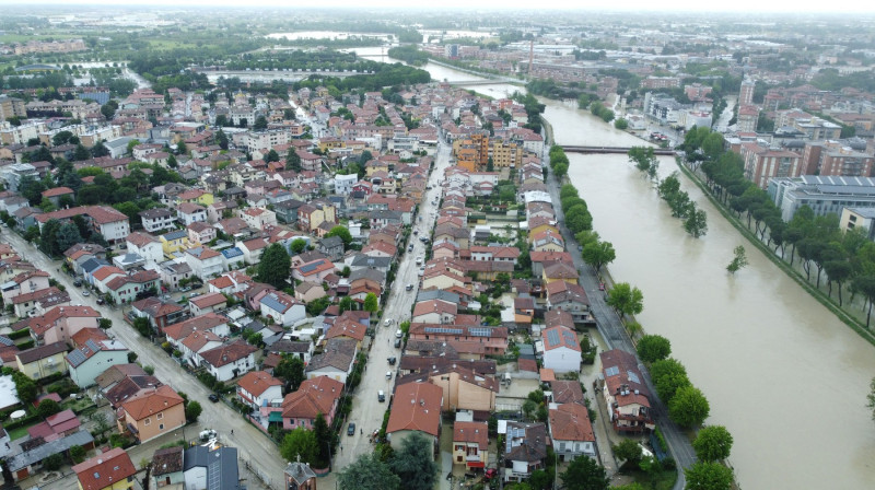 Damage after the flood in Cesena, Italy - 17 May 2023