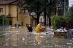 Damage after the flood in Cesena, Italy - 17 May 2023
