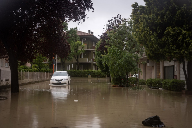 Cesena (Fc) The overflowing of the Savio river has flooded large areas of the city