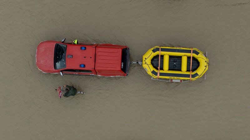 Italy: Severe flooding hits Cesena after heavy rains