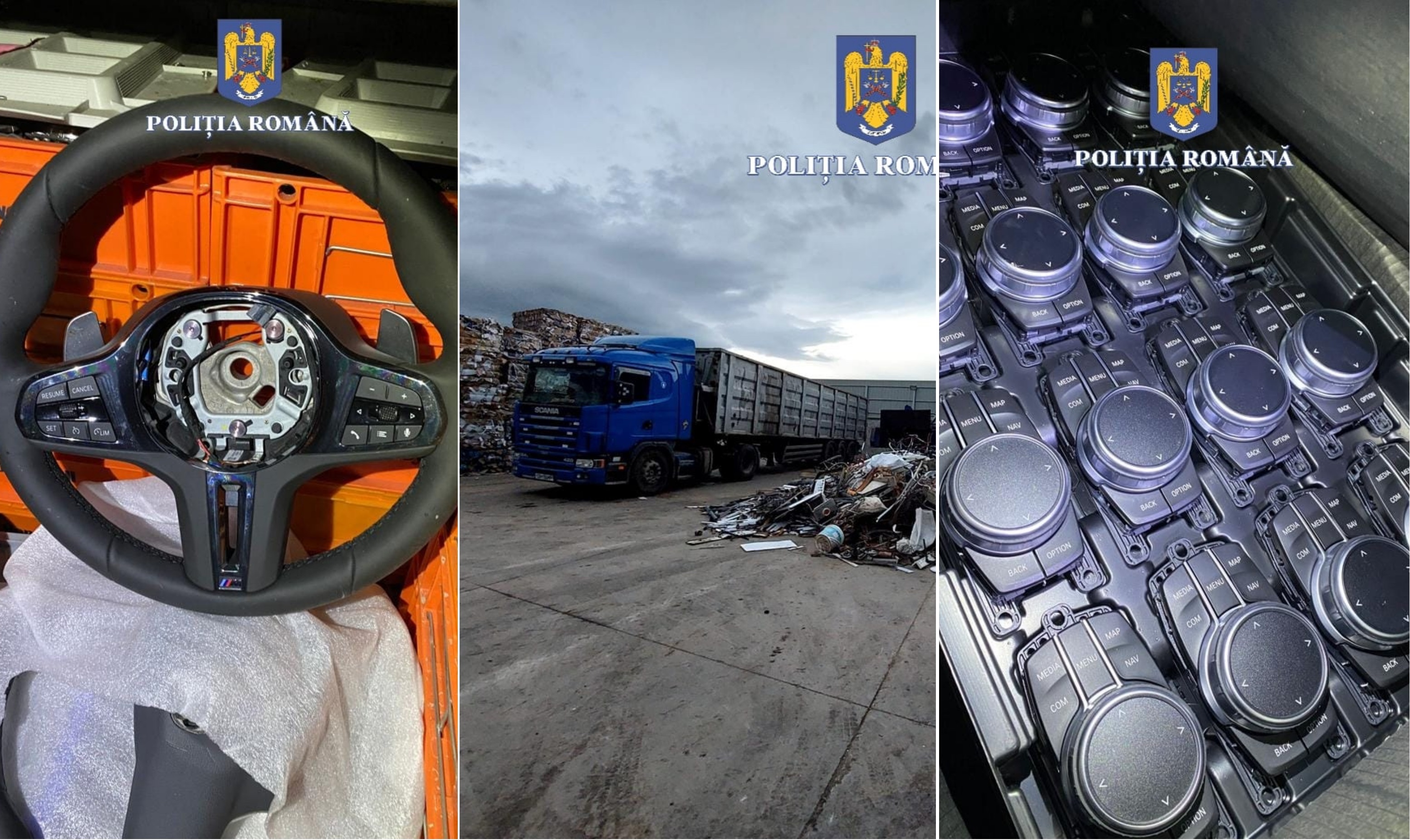 Piese auto de 800.000 de euro, furate de angajații unei firmei din Sibiu. Opt oameni au fost reținuți în dosarul de delapidare