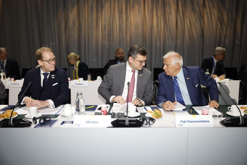 EU foreign affairs ministers meeting, Marsta, Stockholm, Sweden - 13 May 2023