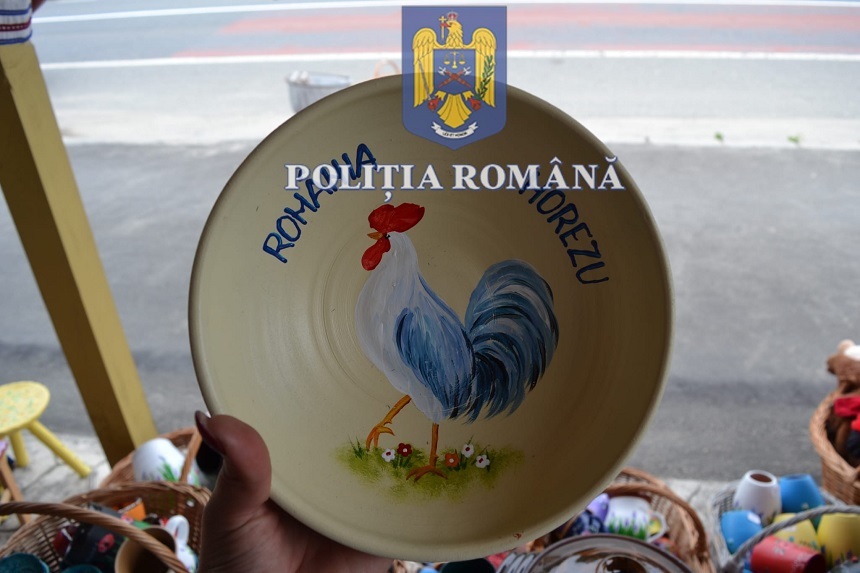 Obiecte produse în Bulgaria, vândute ca ceramică de Horezu. Poliţia a deschis şapte dosare penale