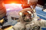 Astronaut în afara Stației Spațiale Internaționale