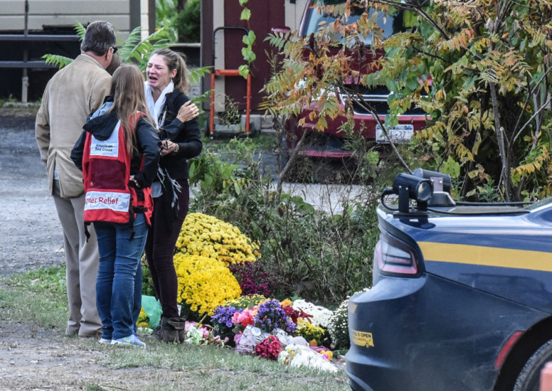 Local Residents Mourn 20 Victims Of Weekend Limousine Crash In New York State