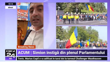 george simion scandal in parlament