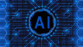 Logo cu acronimul AI de la Inteligență artificială.