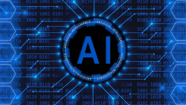 Logo cu acronimul AI de la Inteligență artificială.