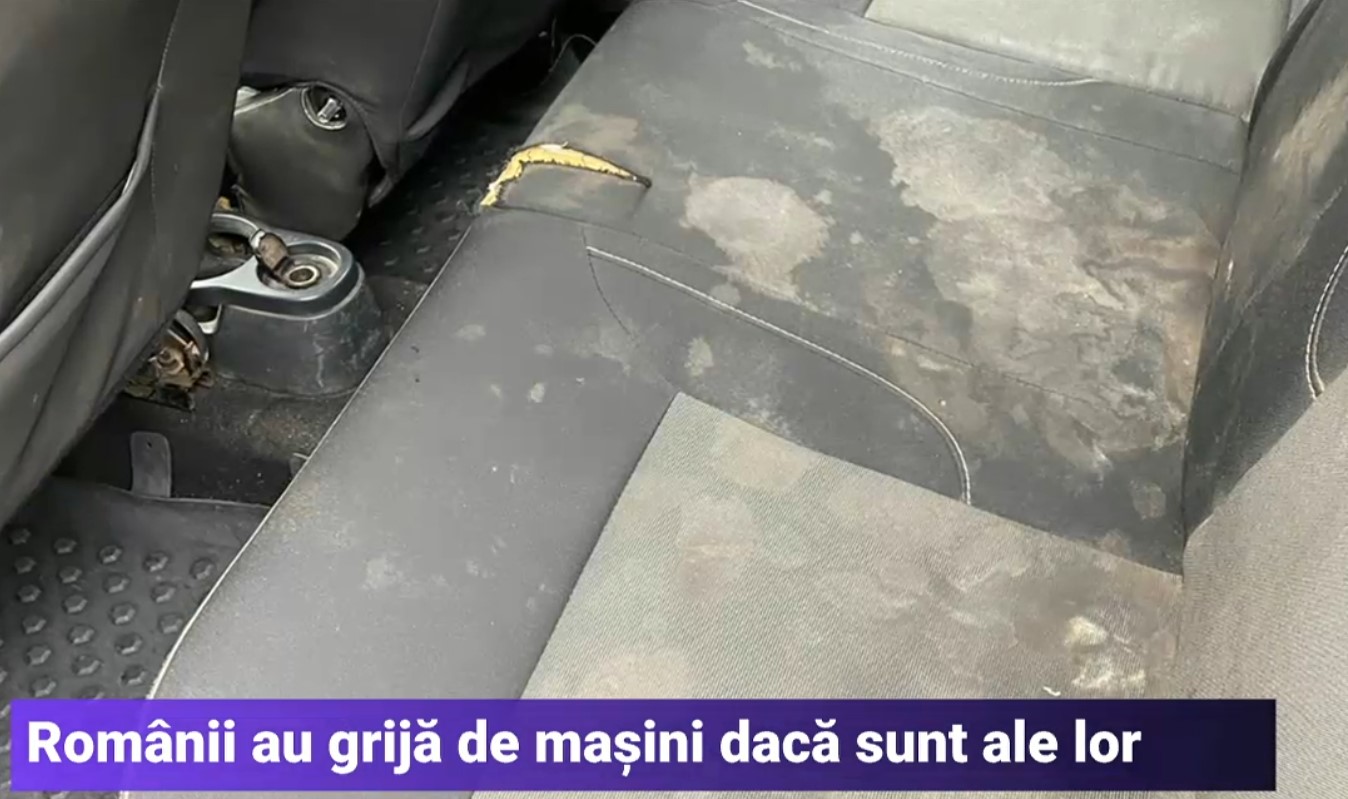 Românii, campioni la distrus mașini închiriate: „Nu contează că e în lac sau că e jumătate daună totală: Așa am găsit-o în parcare”