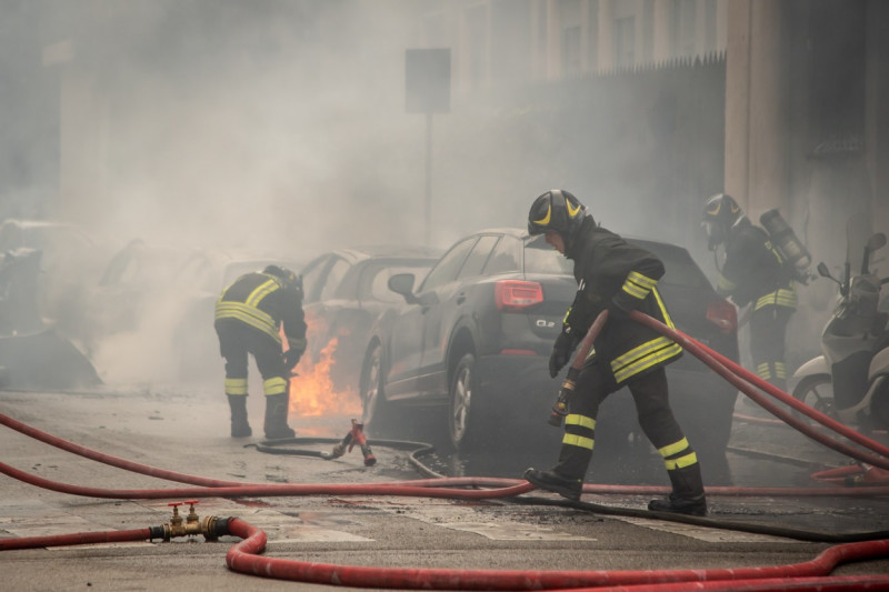 Milano, Esplosione in via Pier Lombardo angolo via Vasari