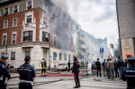 Milan, Explosion in Via Pier Lombardo at the Corner of Via Vasari, Italy - 11 May 2023