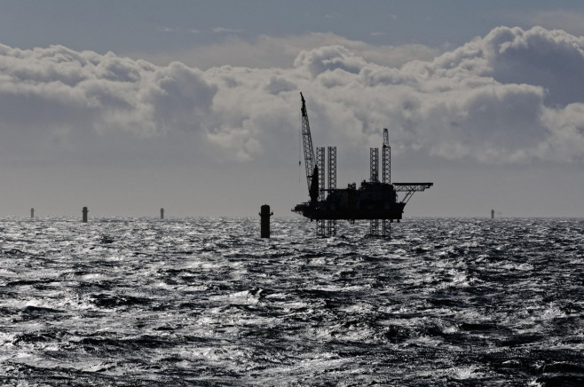 The jack-up accommodation vessel GMS Endeavour seen at the Ørsted Hornsea 1 offshore wind farm in the central North Sea off the coast of England.