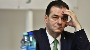 Ludovic Orban participa la sedinta de constituire a filialei Partidului Forta Dreptei Mehedinti, in Drobeta Turnu Severin, 2 iulie 2022.