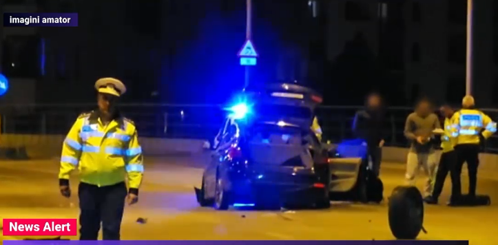 Accident grav la pasajul Basarab din Capitală. Patru persoane au fost rănite