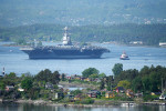 portavionul USS Gerald Ford în apropiere de Oslo