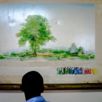 Cotton tree Freetown, Sierra Leone - Painting donated to the National Museum of Freetown by Fance