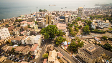 Aerial shots of Sierra Leone - 01 Aug 2016