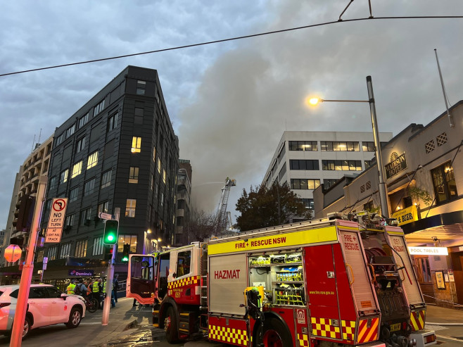 AUSTRALIA SYDNEY MASSIVE BUILDING FIRE