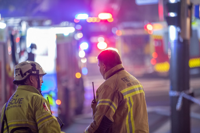 AUSTRALIA SYDNEY MASSIVE BUILDING FIRE