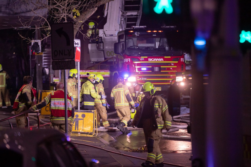 AUSTRALIA SYDNEY MASSIVE BUILDING FIRE