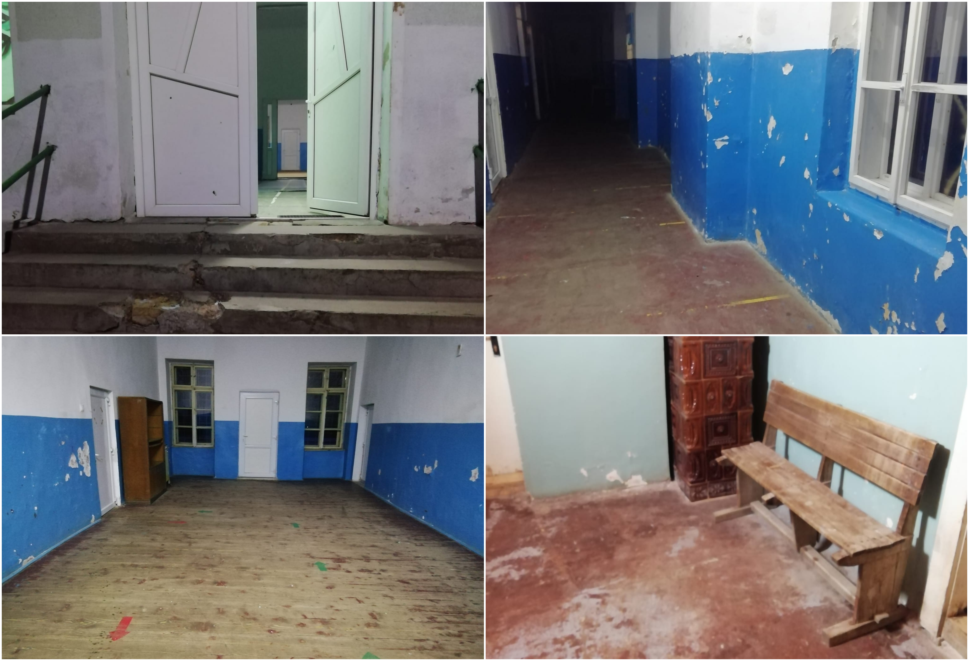 Imagini de coșmar într-o școală de lângă Cluj-Napoca. "Așa arată școala mea, domnule Ciucă! Am amenajat sala de clasă pe banii mei"