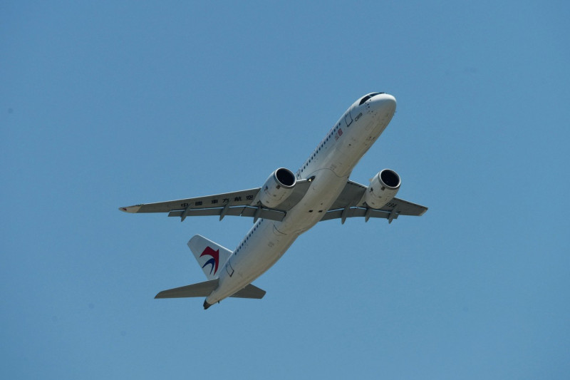 China Made C919 Aircraft Launches World's First Commercial Flight