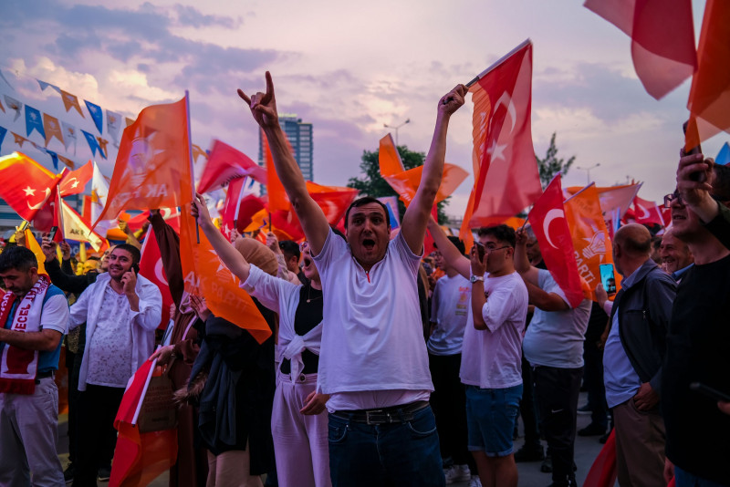 Election Celebration in Izmir, Turkey - 28 May 2023