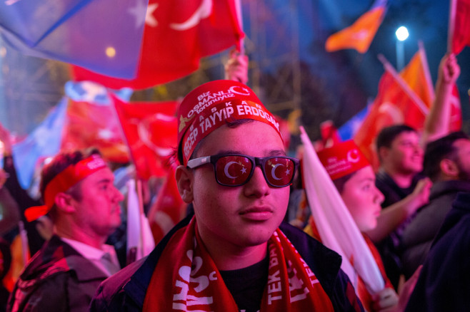 General Election results announced in Turkey, Istanbul, Turkey - 28 May 2023