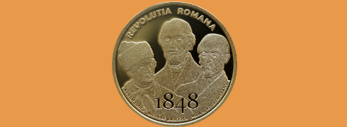 BNR lansează monede de aur și argint cu tema 175 de ani de la Revoluția Română din 1848