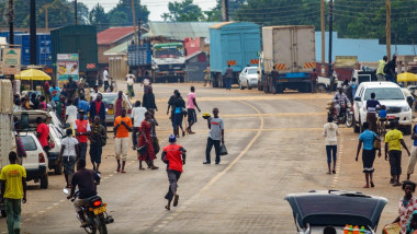 Strada din Kampala Uganda