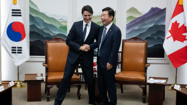 Justin Trudeau First Official Visit To South Korea
