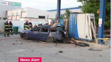 Explozie la o stație de alimentare cu gaz din Ilfov
