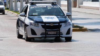 Chevrolet Police car in Cozumel, Mexico 2015.