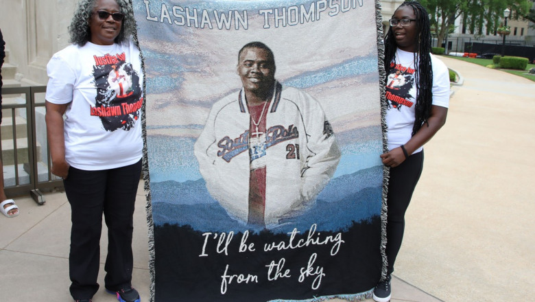 Autopsy Report of Lashawn Thompson Press Comference, Atlanta, Georgia - 22 May 2023