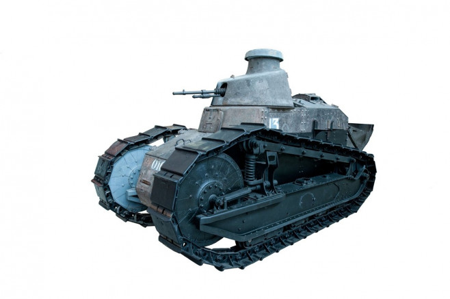 French WW1 FT-17 Tank, Isolated