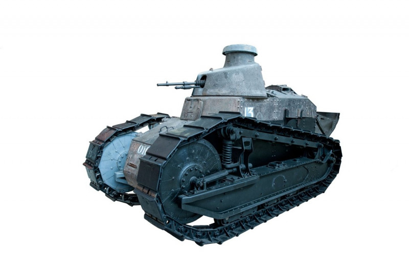 French WW1 FT-17 Tank, Isolated