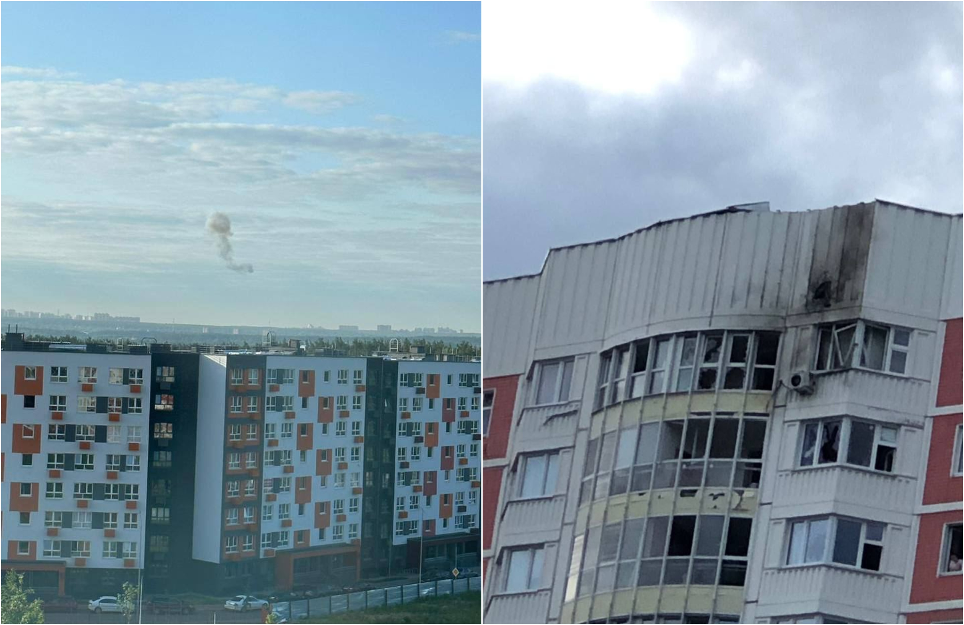 Trei drone au fost doborâte într-o zonă unde locuiește Putin. Kremlinul: „Nu există nicio ameninţare la adresa locuitorilor Moscovei”
