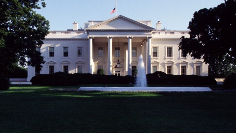 Casa Albă din Washington SUA fotografiată pe 29 aprilie 2022.