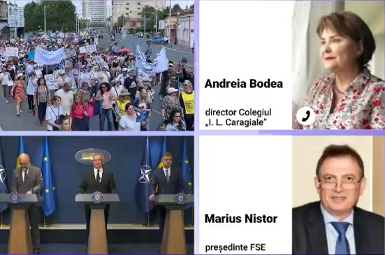 Scandal între directoarea de la I.L.Caragiale și Marius Nistor. "Nu știu ce caut în sindicat"; "O diversiune. Cine trădează pe cine?"