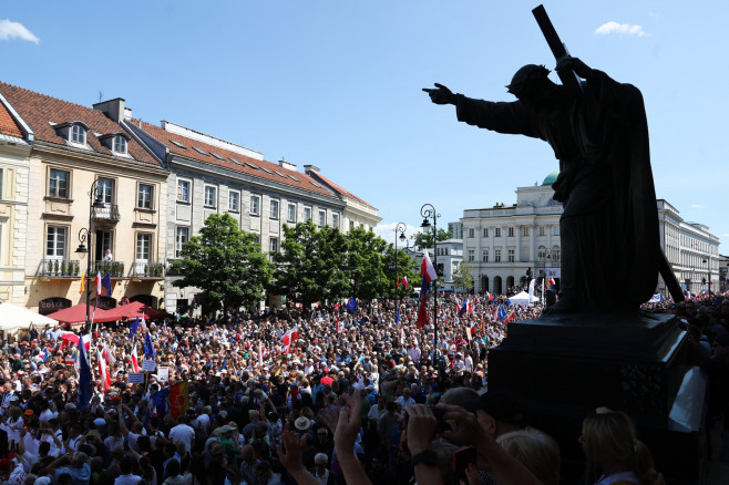 protest în Polonia