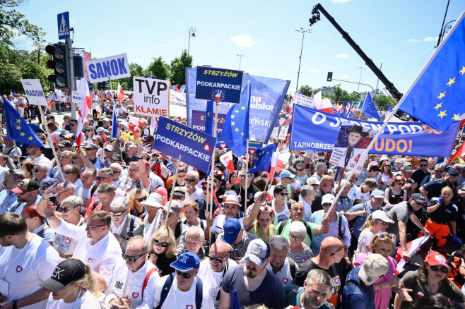 protest în Polonia