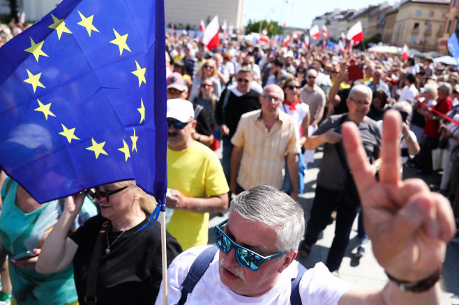 protest în Polonia