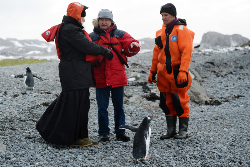 Patriarch Kirill of Moscow and All Russia visits Russia's Bellingshausen Antarctic station