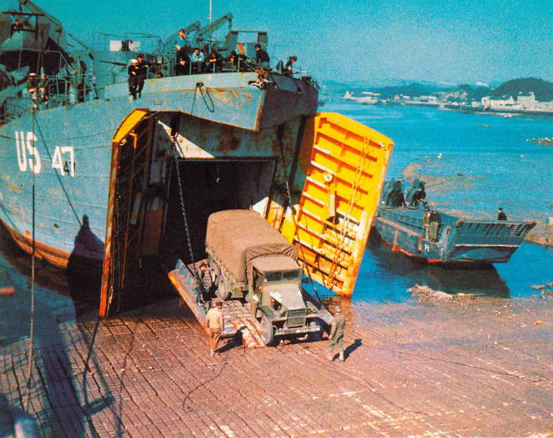 WWII, English coast, Operation Overlord / photo, 1944