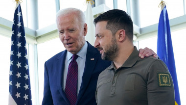 Joe Biden cu Volodimir Zelenski