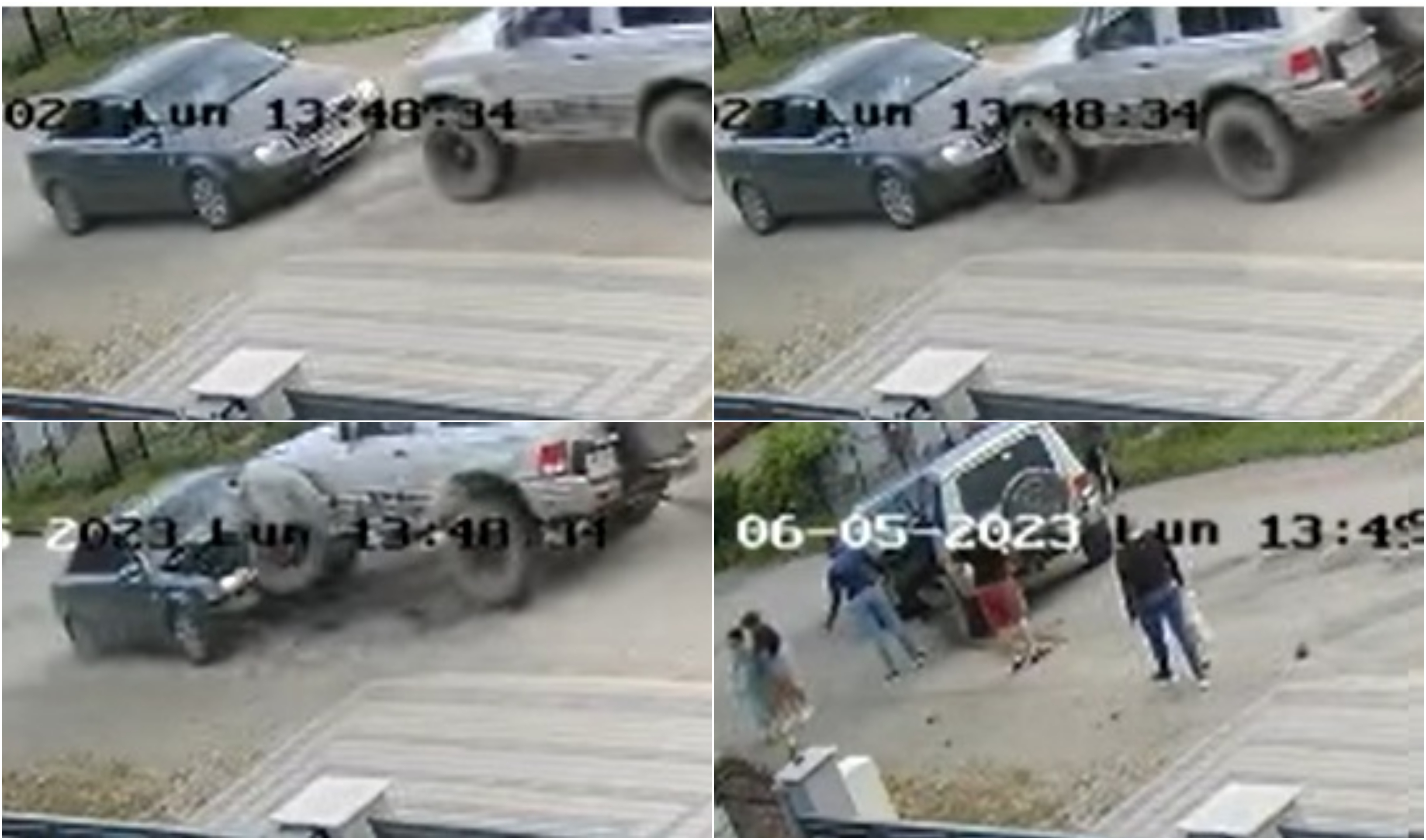 Răzbunare la divorț. Un bărbat a intrat cu mașina în autoturismul în care se aflau soția și fiica lor de 9 ani